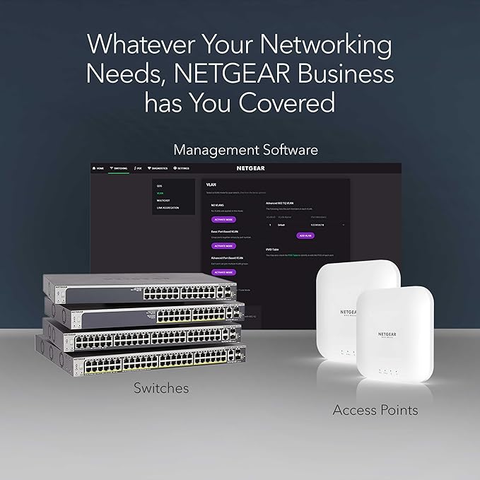 NETGEAR 16-Port Gigabit Ethernet Unmanaged Switch (GS316) - Desktop or Wall Mount, and Limited Lifetime Protection