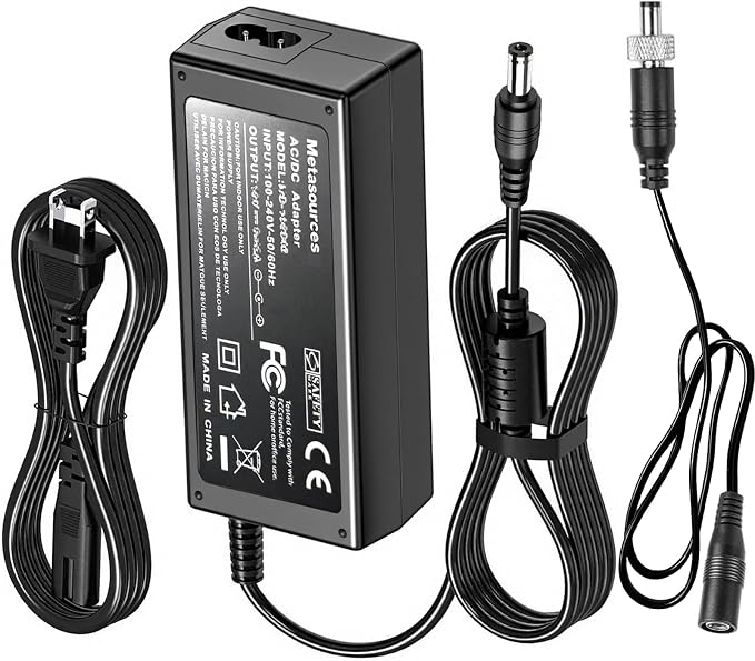 12V Screw Lock Adapter for Palo Alto Networks PA-440 PA-450 PA-460 Firewall | PA440 PA450 PA460 PaloAlto Network Security Appliance AC/DC Power Supply Charger