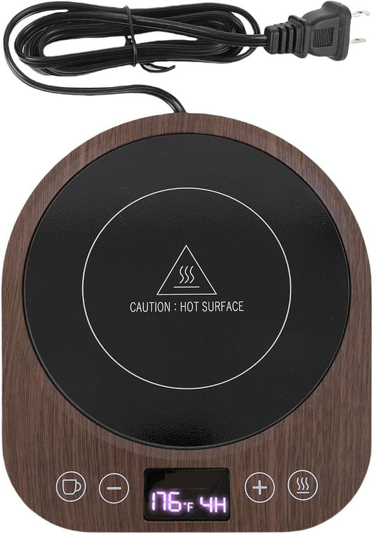 , 36W for Desk with 3 Temperature Settings, 1-9 Hrs Timer, Auto Shutoff Electric Cup Warmer for Tea Milk, Candle Warmer Plate for Home & Office (US Plug)