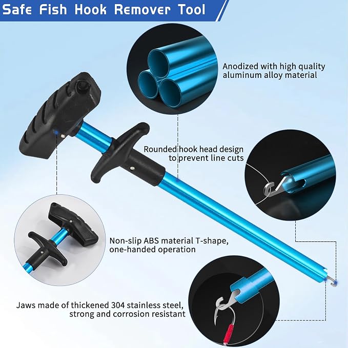 XBLACK Fishing Tool Kit Fishing Pliers Fish Gripper Fishing Scale Fish Grip Tools Set Saltwater Resistant Fishing Gear
