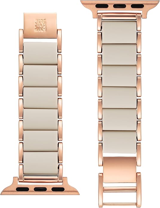 Anne Klein Silicone Adjustable Bracelet for Apple Watch