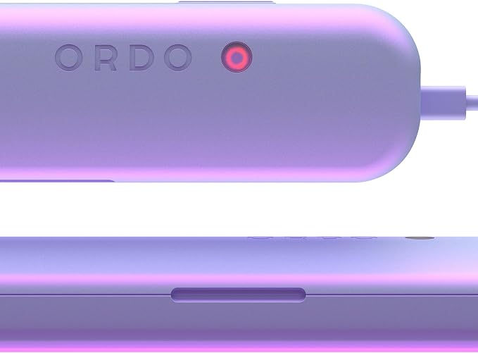 ORDO Sonic+ Electric Toothbrush with Case, Sonic Toothbrushes for Adults, Charging Travel Case, 4 Brushing Modes, Fast Rechargeable Battery, Silicone Polishing, USB Charger, Pearl Violet