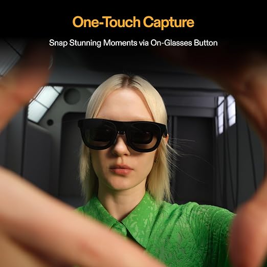 XREAL Eye, Pairing with XREAL One Series, Experience Native 6DoF Spatial Anchor, Record and Share & Blend Real + Virtual Worlds, Instant Photo & Video Capture, 12MP RGB Camera
