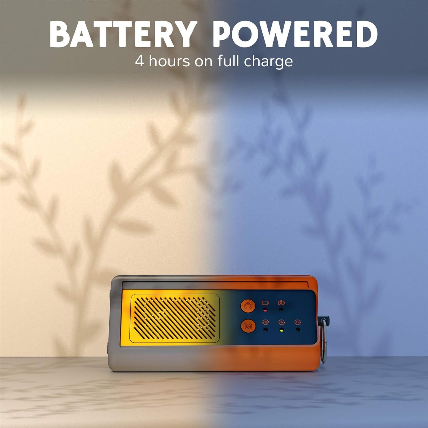 Airthereal PA1K-GO 1,000mg/h Portable Ozone Generator - Cordless Battery Powered Odor Eliminator for Car, Hotel Rooms, Offices, Bathrooms, and Small Spaces(Yellow)