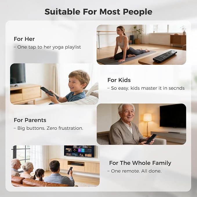 SofaBaton U3 Universal Remote with One Touch Macros, All in One Universal Remote Control with Customize App, Compatible with IR/Bluetooth/RF Devices,Work with Google Voice Devices
