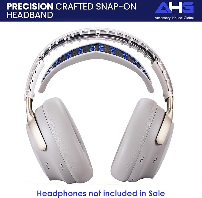 AHG Accessory House Global QC Ultra Replacement Ear pad and Headband Pad Kit Cushion Compatible with Bose QuietComfort Ultra Wireless Headphones (Sandstone). Easy DIY Installation + Great Comfort