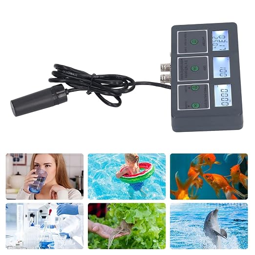 Water Quality Tester 8 in 1 Digital Meter for Aquarium Hydroponics Laboratories with Online APP Monitoring