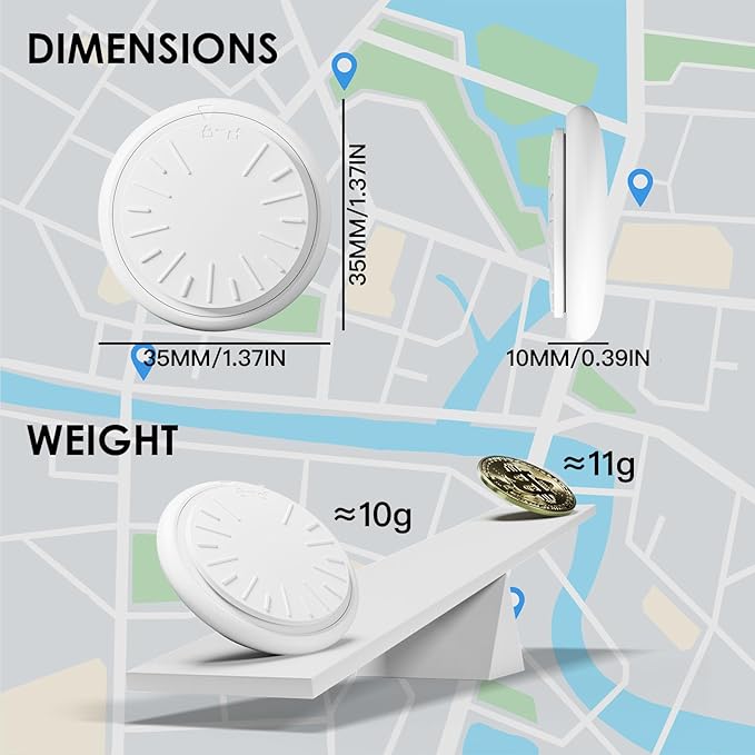 GPS Tracker for Vehicles - Hidden Tracking Devices for Cars, GPS Tracker No Monthly Fee, Car Tracker Device with Real-Time Location, Compact Tracker Device, Work with iOS and Android 2-Packs