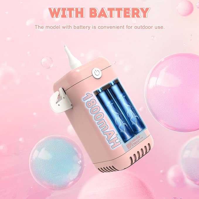 AXHJ Balloon Pump Electric Air Pumps, 2-in-1 Electric Air Balloon Pump，Balloon Inflator for 260q,Foil, Latex Balloons and Sport Balls