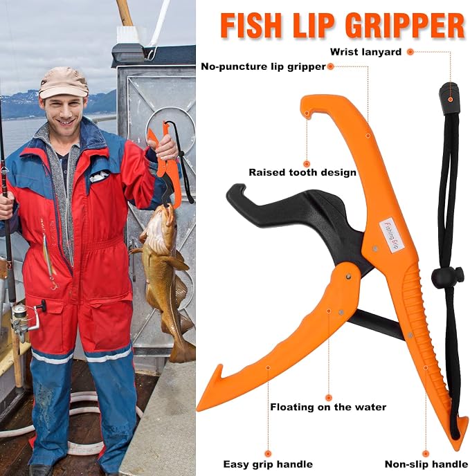 Fishing Gear for Men Gifts - Unique Men's Fishing Gift Basket - Fishing Gifts for Men - Gifts for Fisherman - Includes Free Lure- Upgraded Version