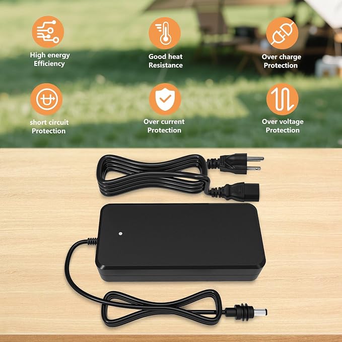 195W 57V 3.42A Power Supply Adapter for Starlink Gen 3 Standard and Mini System, 10FT Cable with Waterproof DC Plug