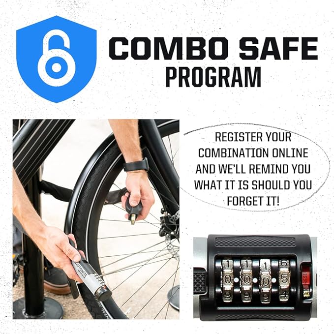 Kryptonite KryptoFlex Bike Lock Cable, 2FT/6FT/10FT Long 12mm Thick Heavy Duty Braided Steel Cable Anti-Theft Security Lock for Outdoor Equipment, Combination/Key Bike Lock