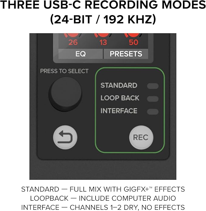 Mackie ProFX10 GO Battery-Powered 10-Channel Analog Audio Mixer With Bluetooth, USB-C Recording Modes, GigFX+ Effects, Onyx Preamps, EQ, Compression, Up to 8 Hours Battery Life
