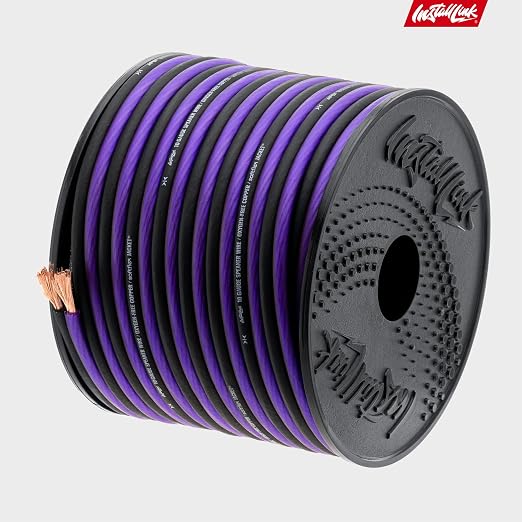 Install Link 10 AWG Gauge Speaker Wire Cable (OFC) Stereo, Car or Home Theater (50 Feet)
