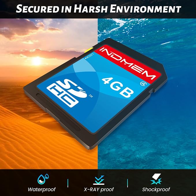 SD Card 4GB, 10 Packs Class 4 4GB Flash Memory Card MLC Standard Secure Digital Cards Camera Card