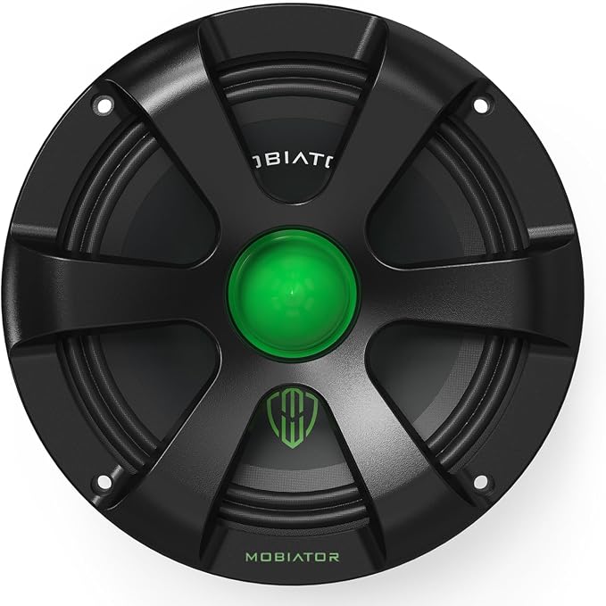 Midrange Loudspeakers MB-M654 6.5'' 600W Max, 4 Ohms High Efficiency Car Audio Door Speakers for Car or Truck Stereo Sound System-Black (2 Speakers) (MB-M654)