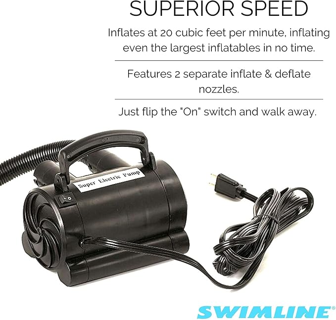Swimline Electric Pump for Inflatables