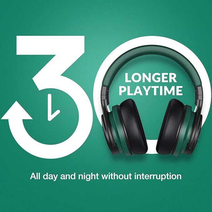 Million Sold Classic E7 Active Noise Cancelling Headphones with Upgraded HD Sound, Wireless Bluetooth Headphones Over The Ear Unequaled Comfort, Vivid Deep Bass, for Home Office Travel Birthday Gift