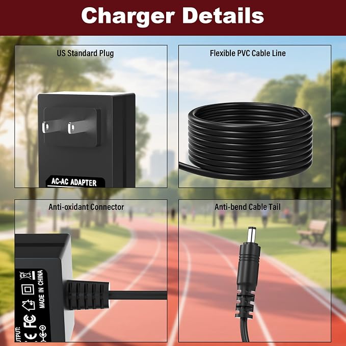 Charger for Radio Flyer 940Z 940P 940PZ Compatible with Ultimate Go-Kart Model 940 Battery Power Adapter Cord