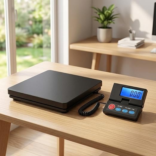 Milageto Digital Postal Scale with LCD Backlight Display Portable Postage Luggage