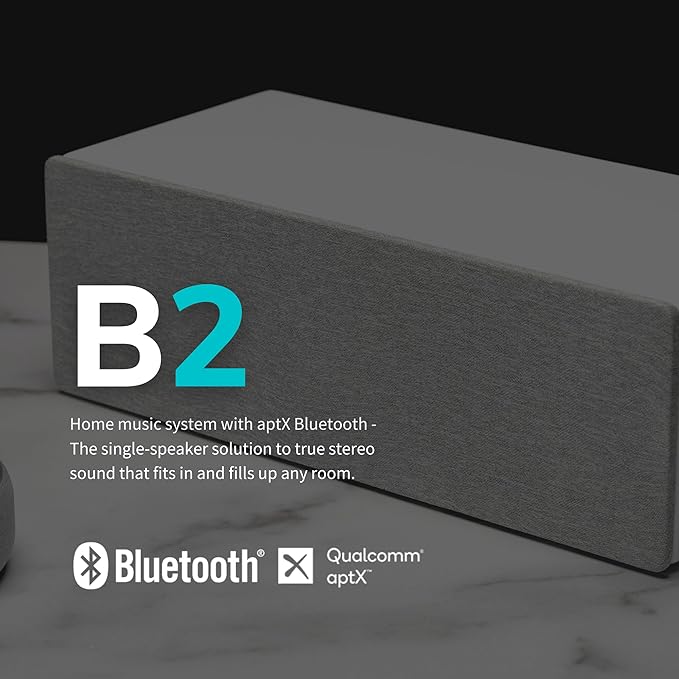 Audioengine All in One A2+ (B2) Portable Wireless Speaker - Audio with Lossless aptX Bluetooth and Analog Audio Input for Phone, Tablet, and Computers
