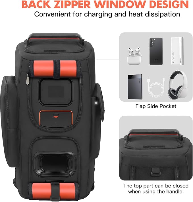 LEFOR·Z Speaker Case Compatible with JBL PartyBox 120,Bottomless Speaker Dust Cover Storage Bag Fits for JBL PartyBox 110 for Outdoor Travel,Cover Only,Without Pull Rod & Wheels
