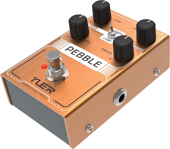 PEBBLE,Guitar Pedal,Electric Guitar Effects Pedal for Guitars and Bass Effect Pedals Mini Single Type DC 9V True Bypass
