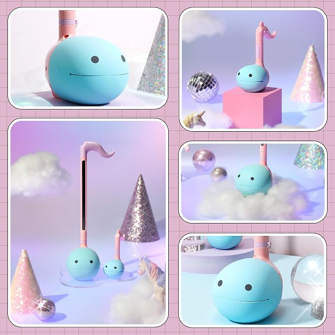 Otamatone Deluxe Electronic Musical Instrument for Adults Portable Synthesizer Digital Electric Music from Japan by Cube/Maywa Denki Cool Stuff Gifts, Unicorn [English Manual]