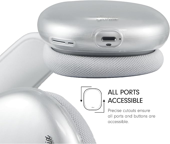 Sonix Protective Case for AirPods Max 2 & 1 | Headphones Cover | Clear
