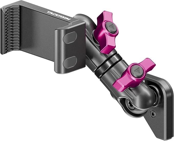 Tackform Link Vent Mount Universal Phone Holder - Compatible with BlueCruise, 2021-2025 Ford F150 & Raptor, 2023-2025 Ford Super Duty | Aluminum | Zero Slip | 3.5" Arm | Pink