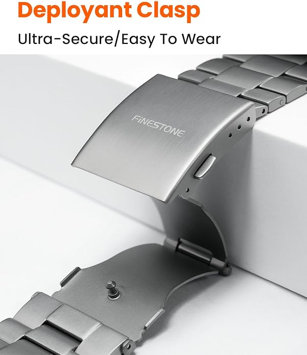 Titanium Watch Band Compatible with Apple Watch Ultra 3 & Ultra 2 1 49mm - 26mm Wide-Body Metal Apple Watch Ultra Band with Scratch Resistant DLC Coating for men - CRNS01 Business Series