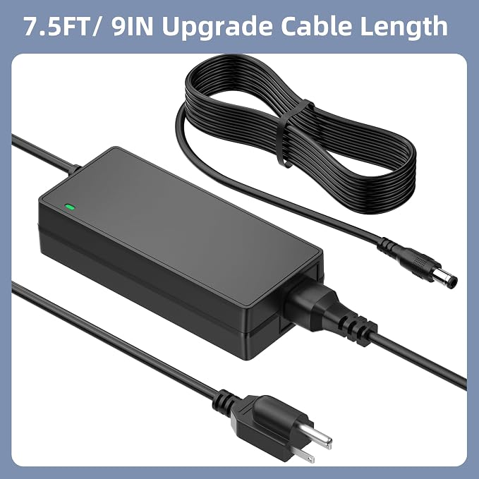 36V Adapter Charger for NordicTrack Commercial S22i Elliptical Studio Cycle, AC Power Supply for NordicTrack NTEX02117 NTEX02117NB NTEX02121 NTEX02422 22" Fitness Bike IN3603500 418190