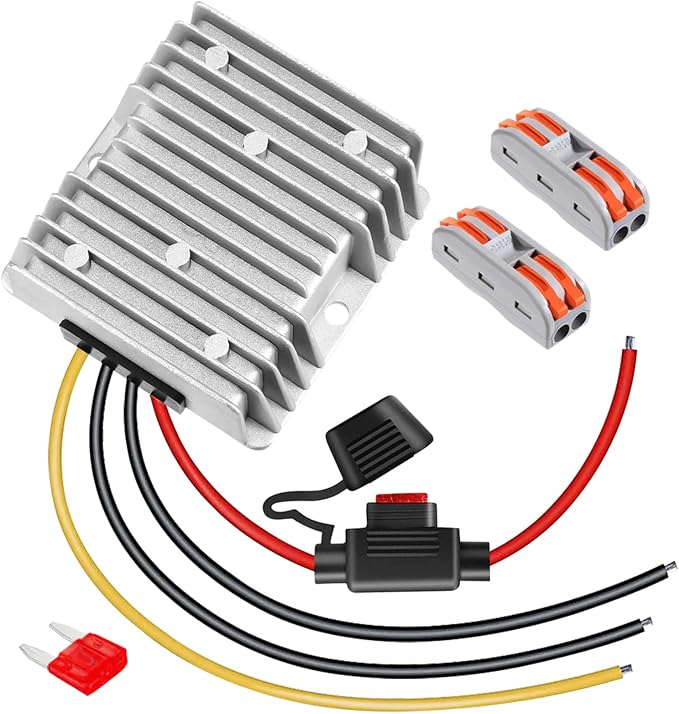 10A 120W Golf Cart 18V 20V 24V 36V 48V Step Down to DC 12V Converter Voltage Regulator Reducer Power Buck Converter Waterproof Transformer