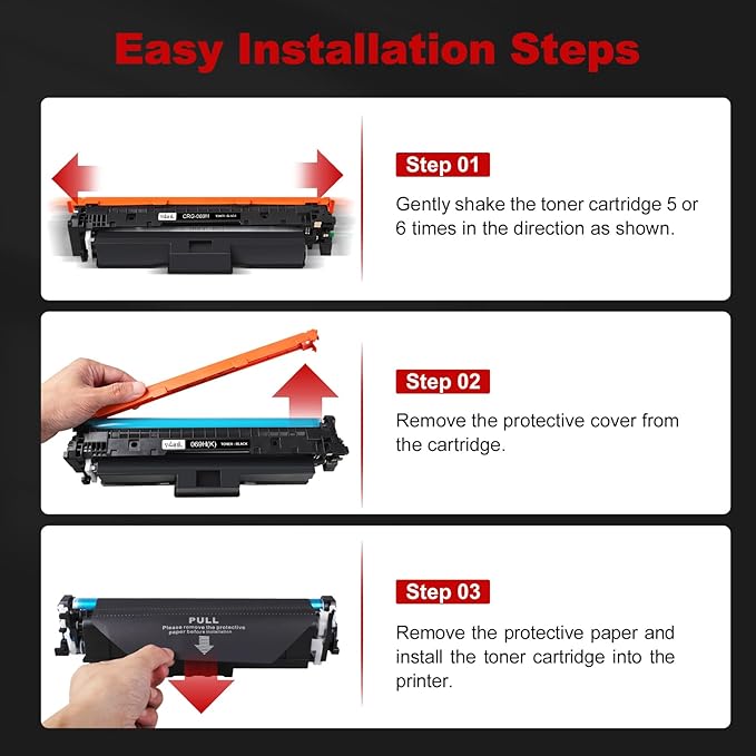 v4ink 069H 069 Toner Cartridges High Capacity Compatible Replacement for Canon 069H 069 Works for Canon Color imageCLASS MF750C LBP670C Series MF753Cdw MF754Cdw MF751Cdw LBP674Cdw Printer 4-Pack