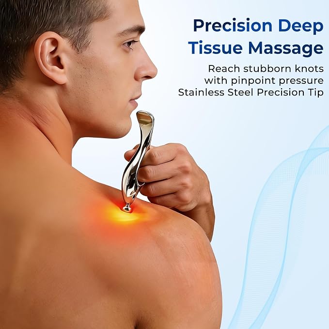 Electric Scalp Massager & Gua Sha Trigger Point Massage Tool Bundle