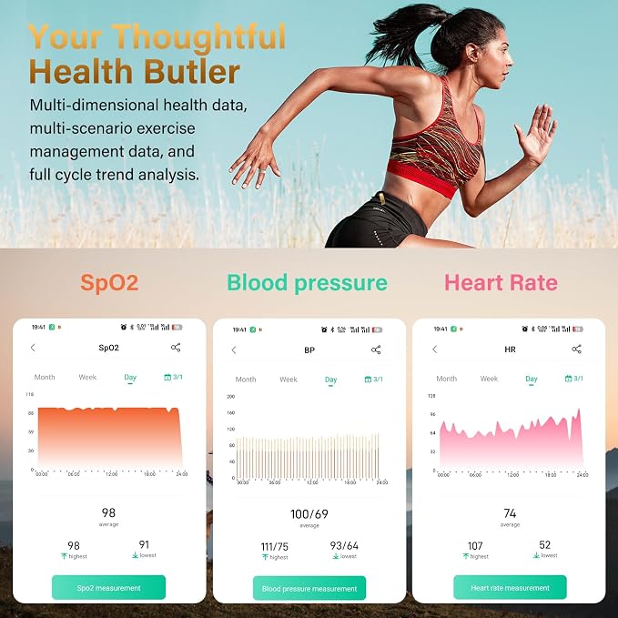 Smart Ring for Women and Men – Fitness & Health Smart Ring with Heart Rate and Sleep Tracking – Waterproof Activity & Wellness Ring Compatible with iPhone and Android (11#)