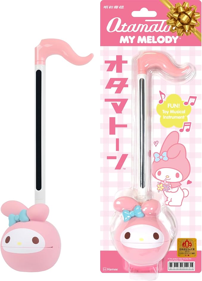 Otamatone Sanrio My Melody Electronic Portable Music Instrument / Synthesizer Toy from Japan by Maywa Denki (Officially Licensed Hello Kitty and Friends) [English Instructions]
