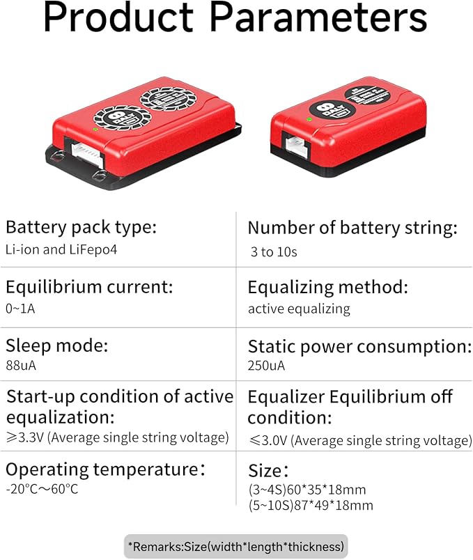 Daly Active Balancer 1A for 3S Lithium Battery Group Equalization Lifepo4 NCM Energy Transfer Board