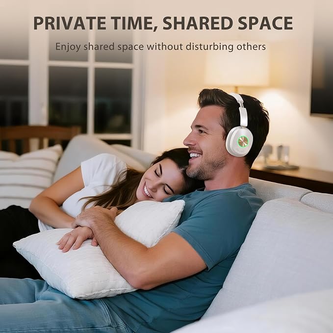 Earbay Wireless Headphones for TV Watching, TV Headset Wireless for Seniors with Transmitter Charging Dock, Bluetooth V5.4 Over Ear TV Headphones &No Audio Delay, Gift for Elderly/Parents