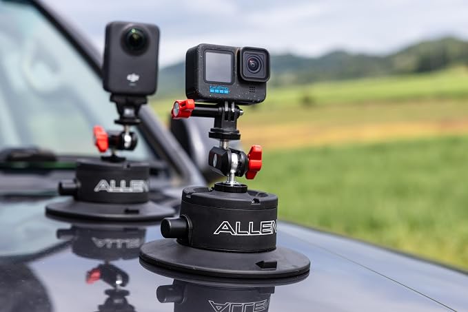 Allen Smart Suction® SNAP Camera Mount, Model SB-03, Compatible with DSLR, Mirrorless, Compact, DJI, Insta360, and GoPro-Style Action Cameras