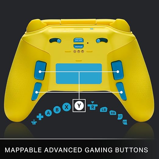 PowerA Wireless Controller for Xbox Series X|S - PAC-MAN SE, hall effect thumbsticks, low latency wireless, officially licensed, works with Xbox One and Windows 10/11