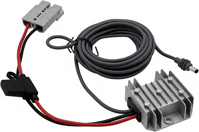 Starlink Mini Power Adapter, Anderson SB50, 12V-24V to 30V 105W Waterproof | 3.5A output, 16.4ft DC cable. Reliable step-up converter for RV, marine, off-grid adventures. Powers Starlink Mini.
