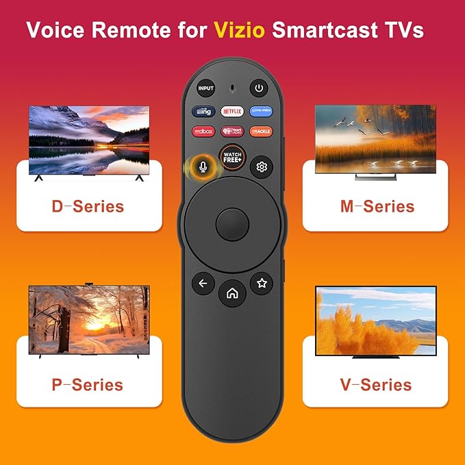Voice Remote Control Compatible with Vizio Smart TV,XRT270 Replacement Remote for Vizio FHD 4K Quantum D/P/M/V-Series Smart TV