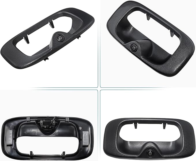 EWAY Tailgate Handle Backup Camera for 1999-2006 Chevy Silverado GMC Sierra 1500 2500 3500 HD Classic Tailgate Reversing Rear View Back Up Camera RCA Plug, Replaces# 15228539, GM1915105, GM1916102