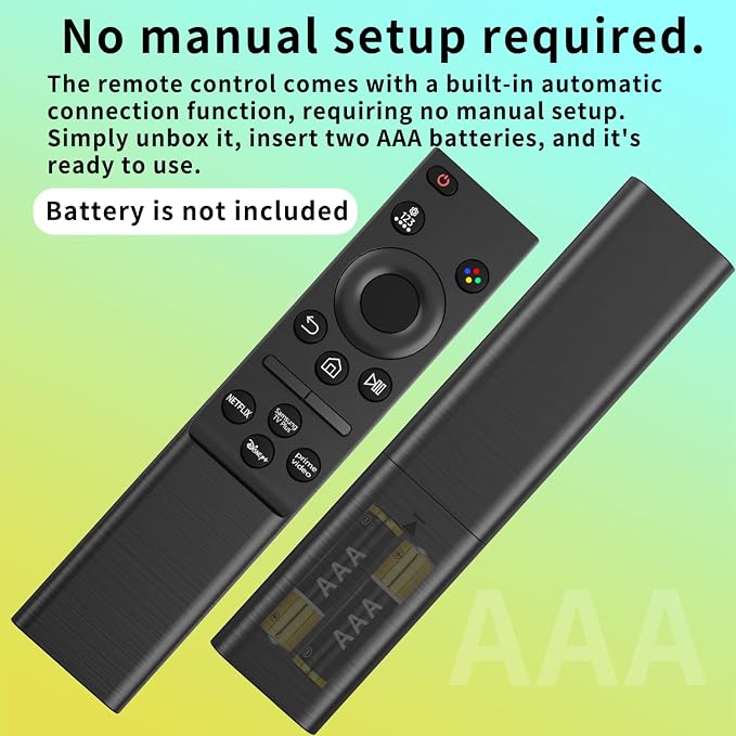 2PCS Replacement Remote Control for Samsung TV, BN59 Remote Control for Samsung Smart QLED NEO LED 8K TVs, Compatible with BN59-01388A BN59-01388H BN59-01457A
