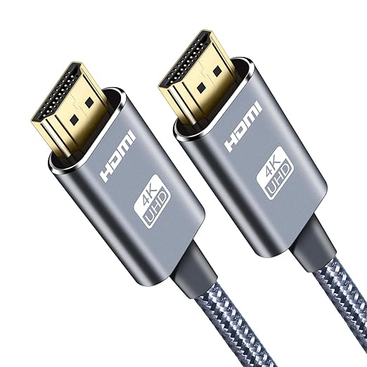 LEADSTAR HDMI Cable 4K 20 ft / 6m, High Speed HDMI 2.0 Cord Braided | 4K@60Hz, Ultra HD, 2160p, ARC, HDR, 3D, HDCP 2.2 | for Xbox, PS5, TV, Laptop, Monitor
