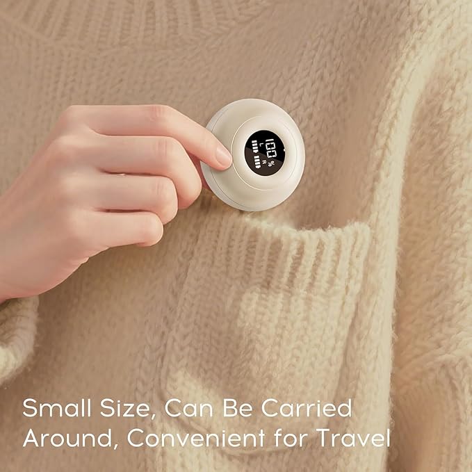 Sleep Earbuds Bluetooth 6.0, Mini Invisible Silicone Sleep Earbuds for Side Sleepers, Noise Blocking Sleeping Headphones, Hidden Earbuds with LED Display for Small Ears, Sleep & Relax（Beige）