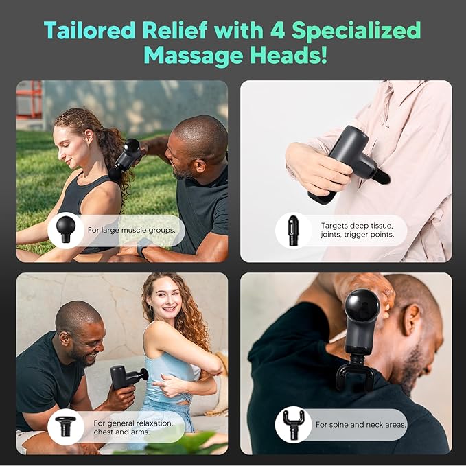 arboleaf Heated Scalp Massager and Massage Gun Bundle
