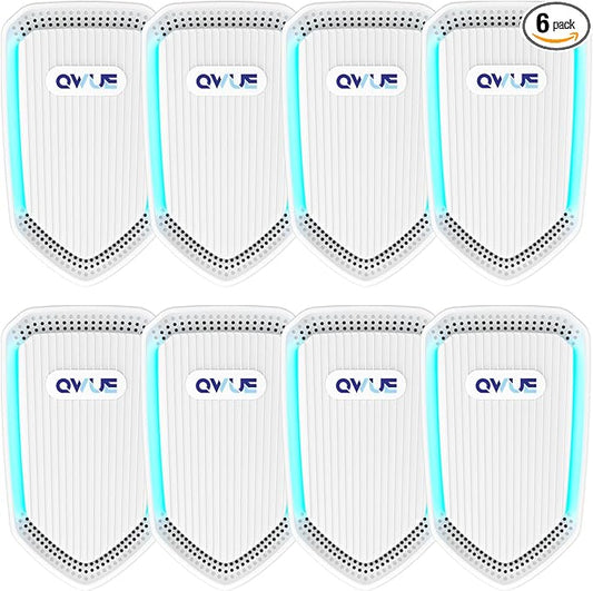 8Pack Air Ionizer Plug In, Filterless Home Negative Air Purifier, Quiet Air Freshener Portable Cleaner for Odors Smoke Dust, Air Purifiers for Home Office, Bedroom, Kitchen