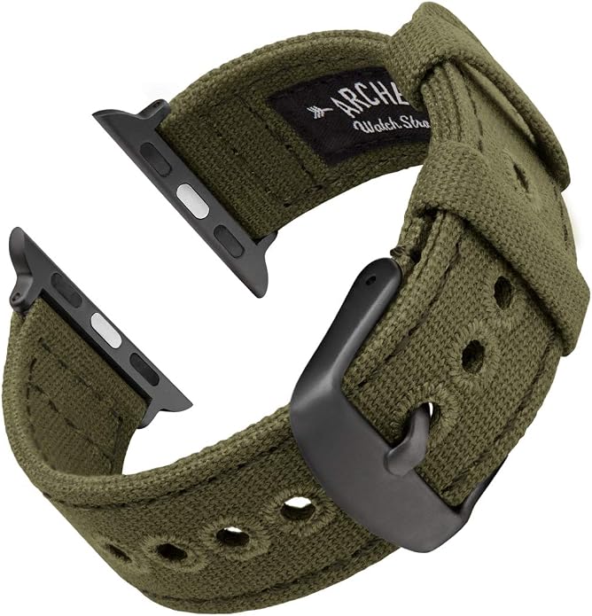 Archer Watch Straps - Canvas Straps for Apple Watch